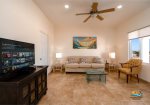 Casa Desert Rose in El Dorado Ranch San Felipe B.C Rental home - living room tv